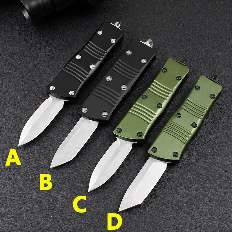

New Mini Combat Dragon UT121 UT85 UT88 Automatic Knife Exocet Tanto D2 Pocket Self Defense Hunting Italy Style Survival Rescue Auto Knives BM 3300 3310 3400 BM42 C07