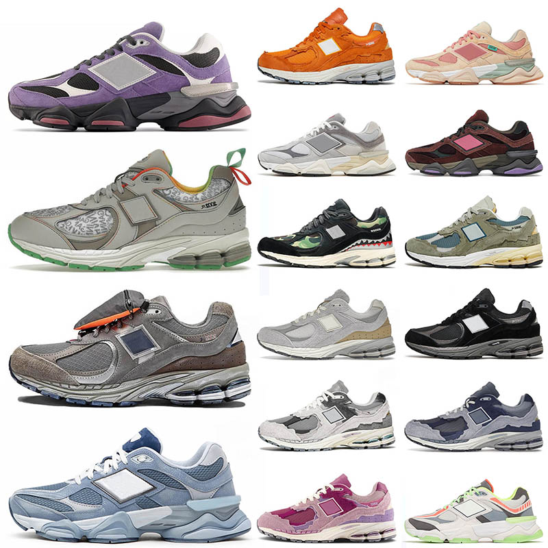 

2002R Casual shoes Protection Pack Phantom 990 v3 black white Grey Navy Pink Purple Incense Suede Red Green Camo Navy Blue OG 2002 R Camo Men woman 9060 sports sneaker, A12 water be the guide 36-45
