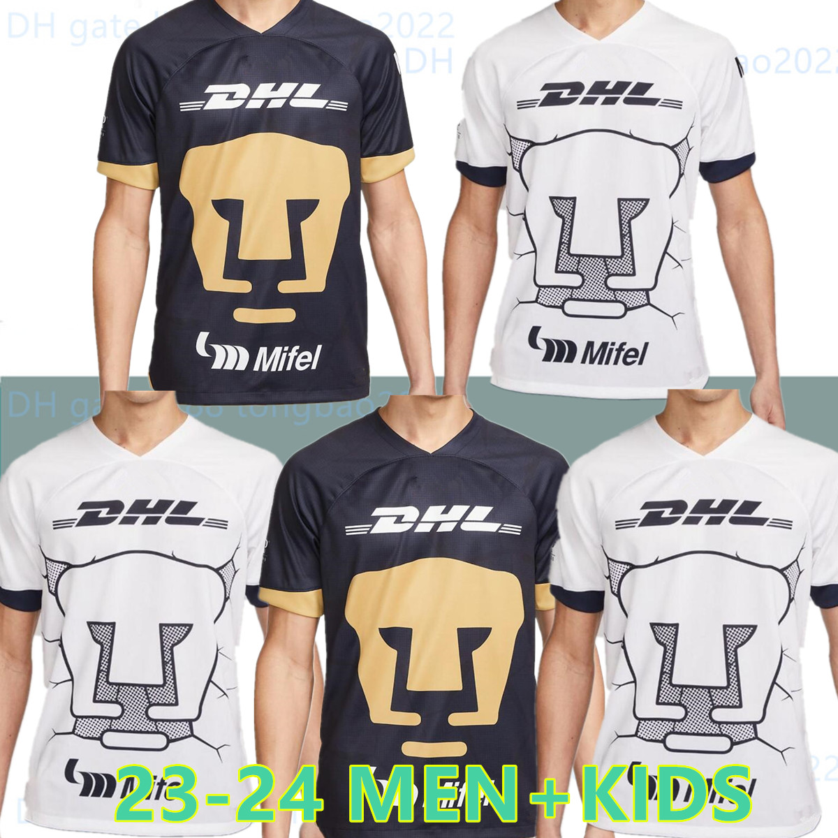 

S-4XL 2023 2024 Club Universidad Nacional UNAM PUM Soccer Jerseys MEN Home Away Third Gold Stadium Jersey 23 24 Castillo Camiseta PRE-MATCH Football Shirts fans player, 23-24 home fans