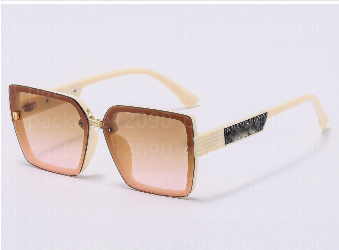 

Designer Sunglasses Fashion Glasses Adumbral Design for Man Woman Full Frame Black White Color Optional High-quality 1304