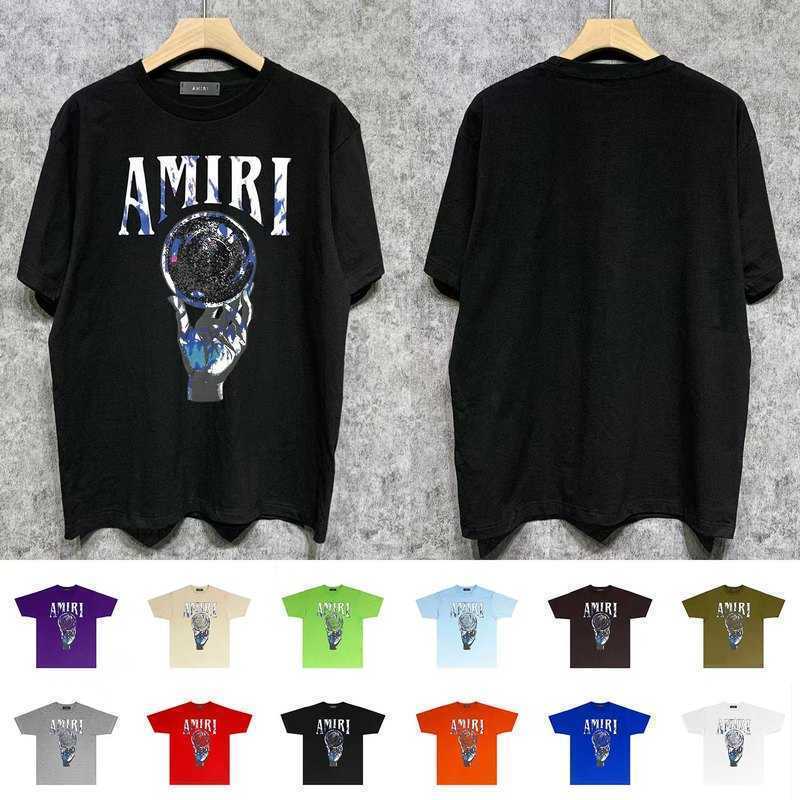 

Amirs Mens Designer t Shirt Men' Womens Splash Paint Tshirt Label Complete Hip Hop High Street /xxlmrgt