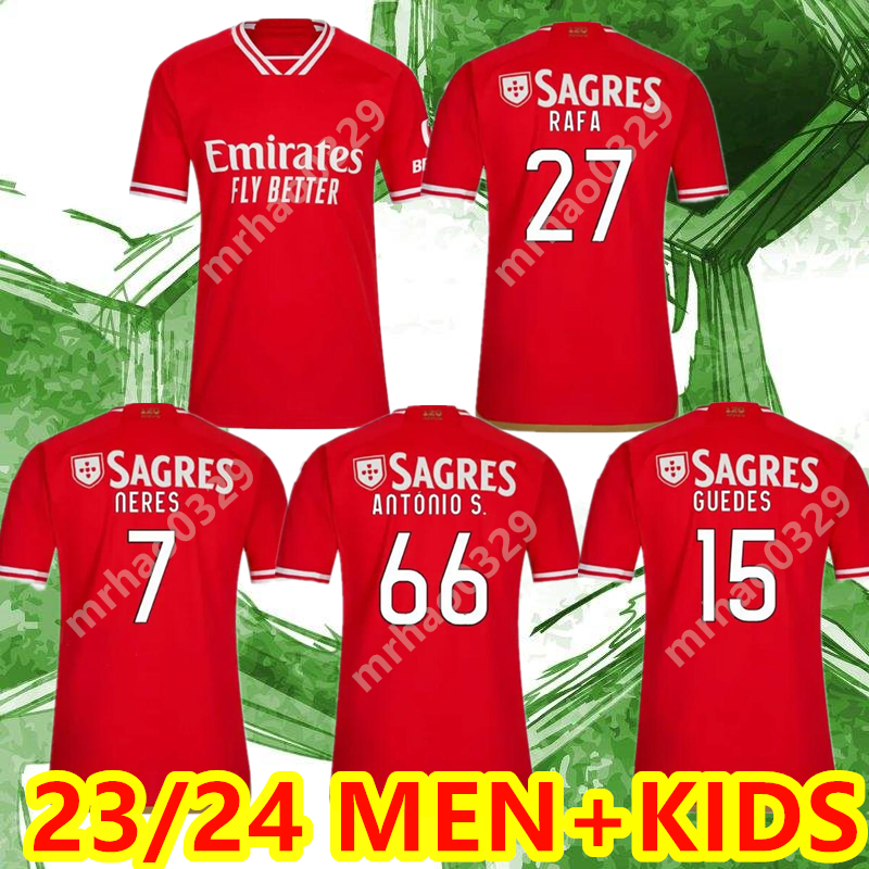 

23 24 Fans Player version Benfica soccer jerseys SEFEROVIC WALDSCHMIDT EVERTON PIZZI RAFA DARWIN G.RAMOS 2023 2024 Home Away Men kids kit Football shirts OTAMENDI, 23-24 home