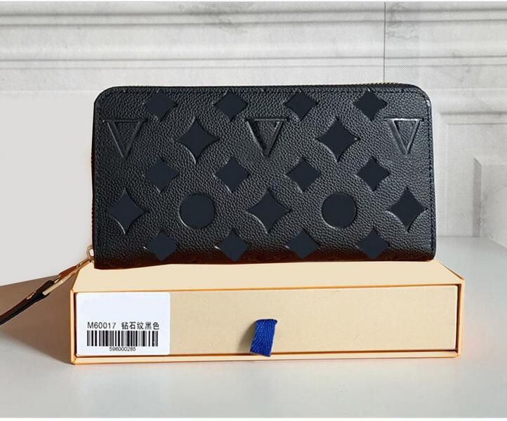 

Fashion flowers designer wallets Men Women retro leather bags High Quality Classic Letters Key coin Purse printing Plaid card holder, Box