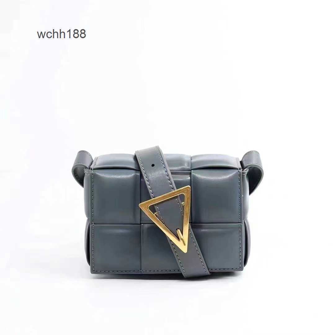 

Color Designer Woven Bag Girl Pure Bottegas 2023 Leather Bags Venetas Mini Small High-end Cassette Fashionable One Shoulder Crossbody Ulo9, Black8