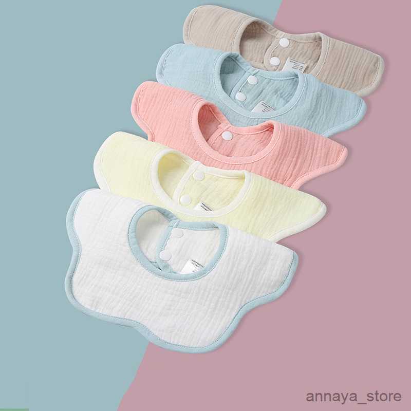 

Bibs Burp Cloths Layers Cotton Gauze Baby Ruffle Feeding Drool Bib Solid Infants Saliva Towel Soft Burp Cloth For Newborn Toddler Boy Girl Bibs R230628