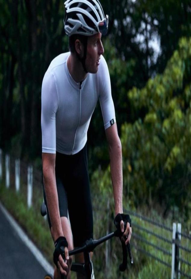 

top quality bike shirt black Lightweight gray blue AERO short sleeve cycling jerseys ROAD mtb Ropa Ciclismo speed bicycle shirt8319183, White