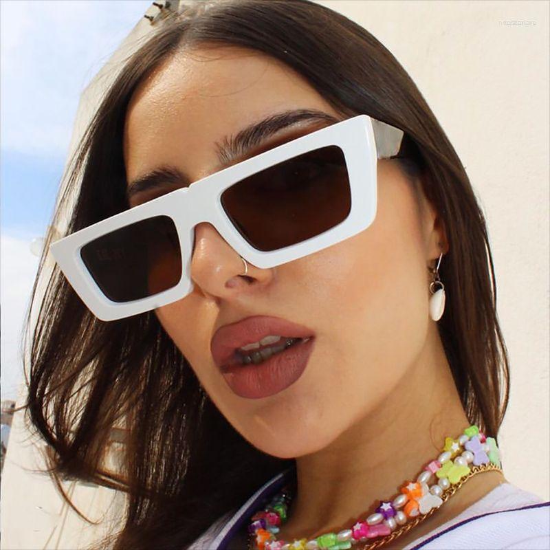 

Sunglasses Small Square Frame Women Luxury Rectangular Modern Fashion Punk Glasses Men Lunette De Soleil Homme