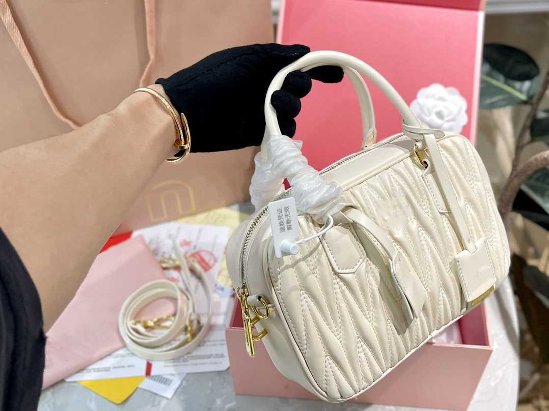 

Luxury min dinner bag designer bag senior pleated bowling bag fashion handbag crossbody bag shoulder bag, Black