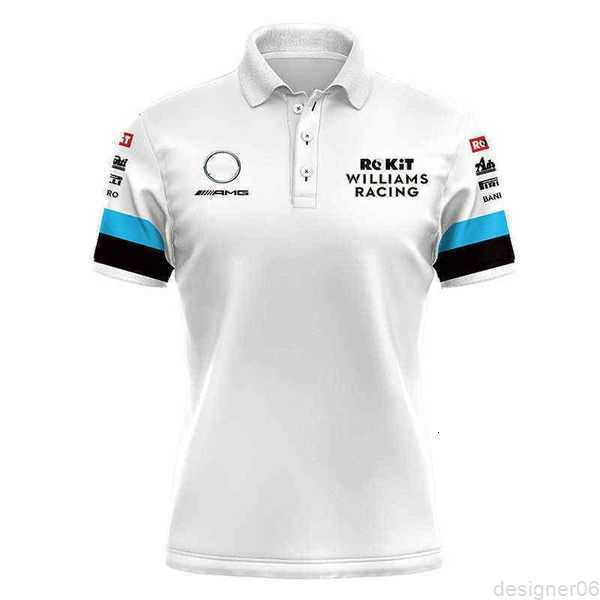 

Summer New Shirt F1 Racing Suit Williams Benz Team T-shirt Polo Shirt Men' Lapel Racing Overalls Shirt Women Polos Tops 5xl2 3ASCS, Srlp70