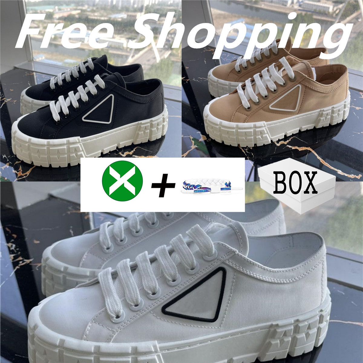 

Wholesale Designer Sneakers Sports Trainers Casual Shoes Brand Dunks Trainers Luxury Sneaker Fashion Platform Black Solid Women Shoes 36-41