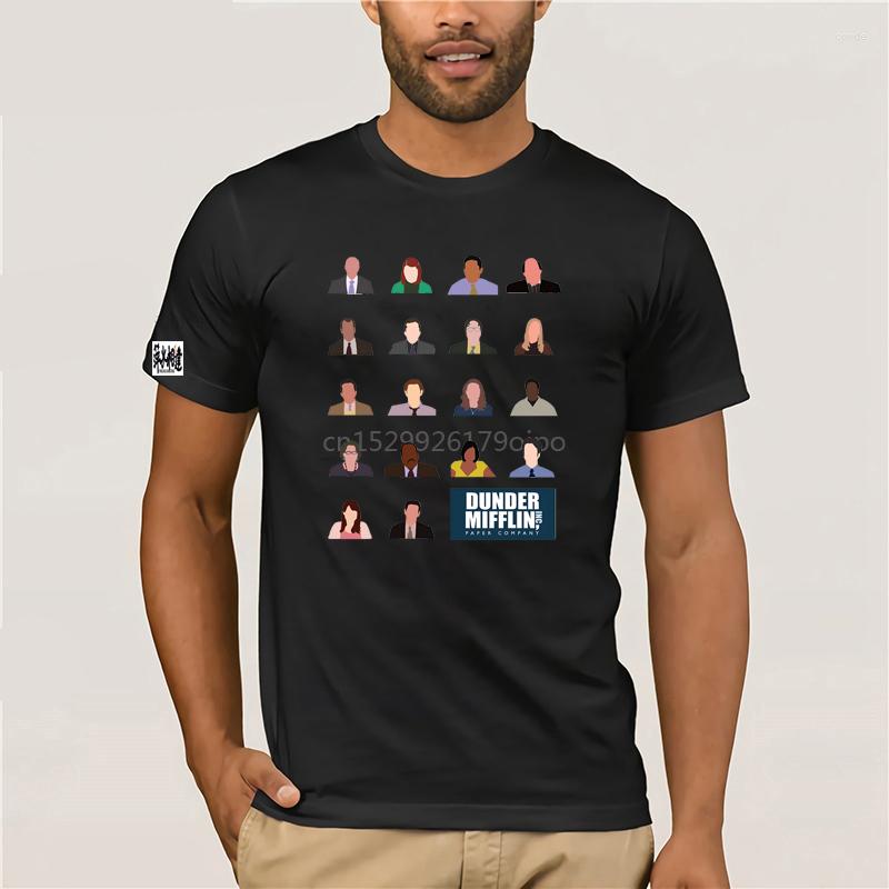 

Women's T Shirts The Office Dunder Mifflin Paper Company Schrute Mens Shirt Black Tee Cotton, Green(men)