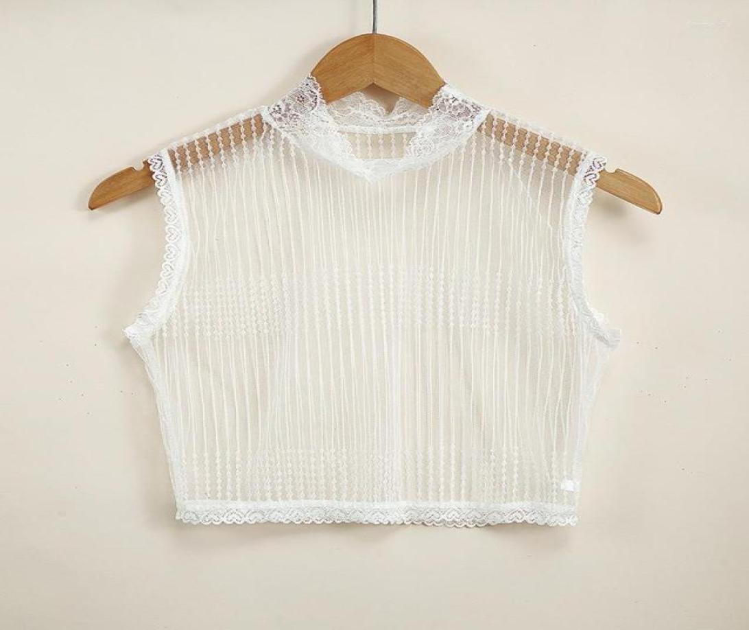 

Bow Ties 2022 Summer Women Transparent Fake Collar Girls Shirt Detachable False Top Sweater Clothes Accessories9433242