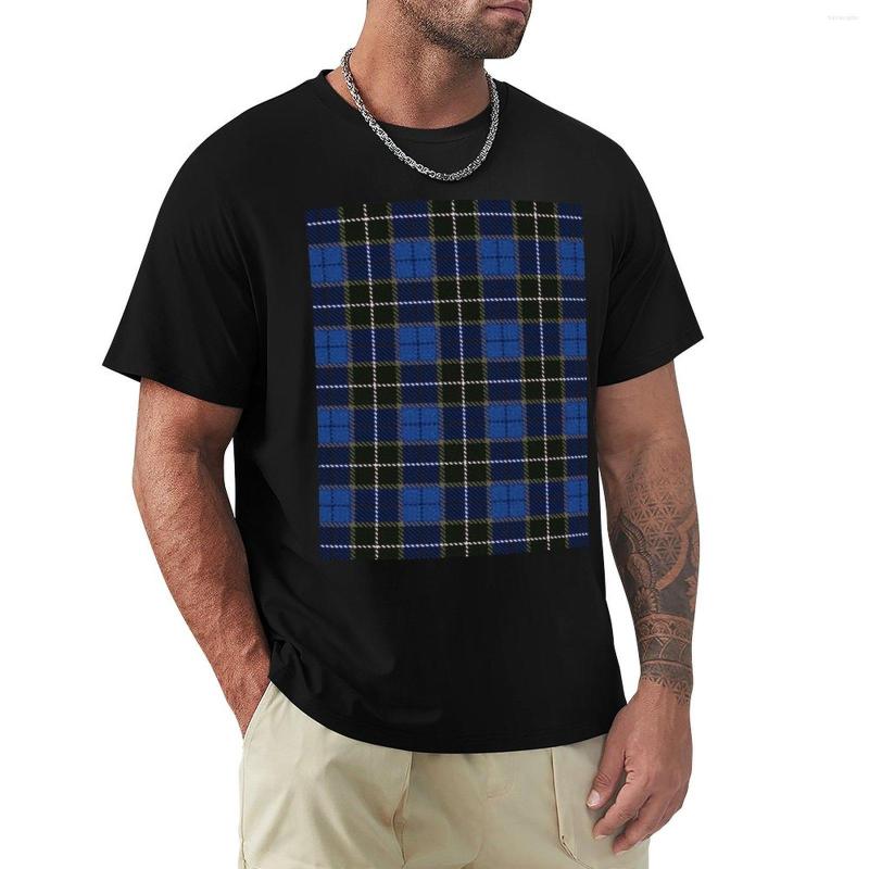 

Men's Polos Scottish Navy Blue Pattern T-Shirt Short Blank T Shirts Shirt Men, Black