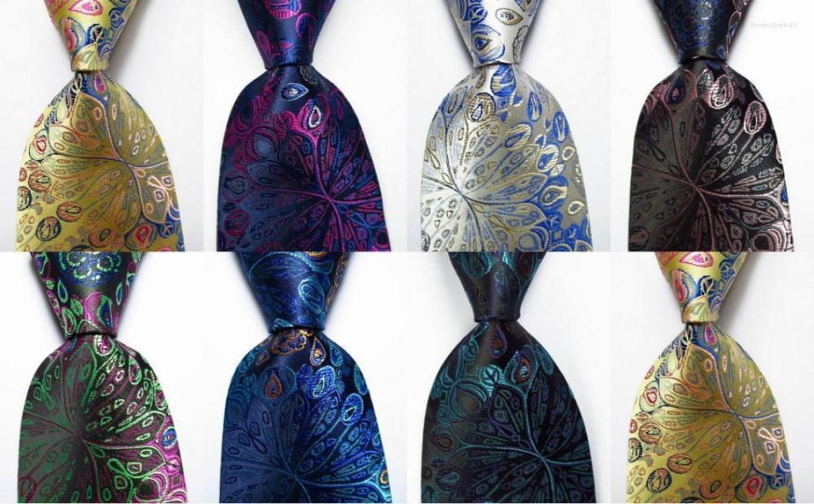 

Bow Ties Fashion Paisley Floral Tie Men39s 9cm Silk Necktie Set Pink Green Blue JACQUARD WOVEN 100 NecktieBow Enek225728688