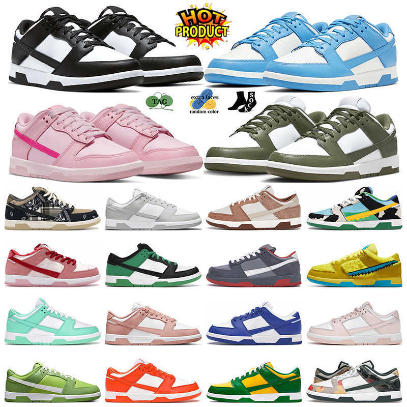 

Casual Shoes Gai Trainers Sneakers Triple Pink Argon Jackie Robinson Unc Grey Fog Rose Whisper Laser Orange For Men Women Dunks, Panda