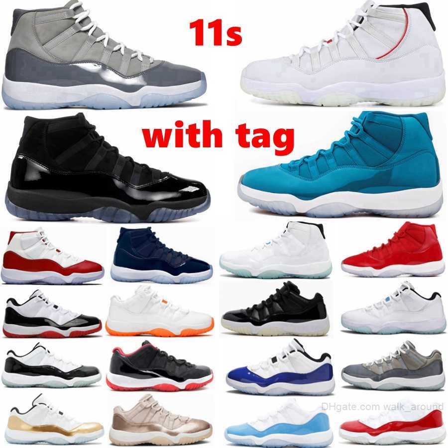 

Jumpman 11 mens basketball Shoes 11s Cool Grey 25th Anniversary low legend University blue white bred concord cap and gown men women sneakers trainers, 35