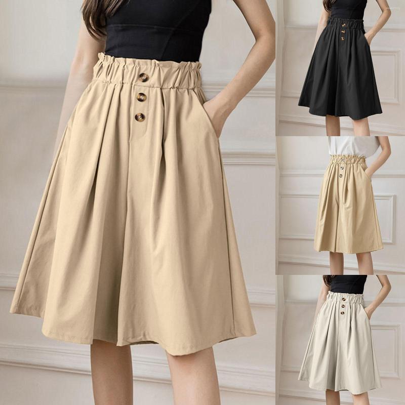 

Women's Shorts Womens Summer Casual Stretch Solid Color, Beige