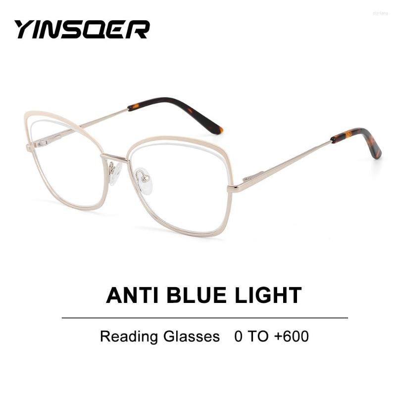

Sunglasses Presbyopia Reading Glasses Woman Radiation Blue Film Prescription For Sight Plus Fashion Women's Luxury Frame 1