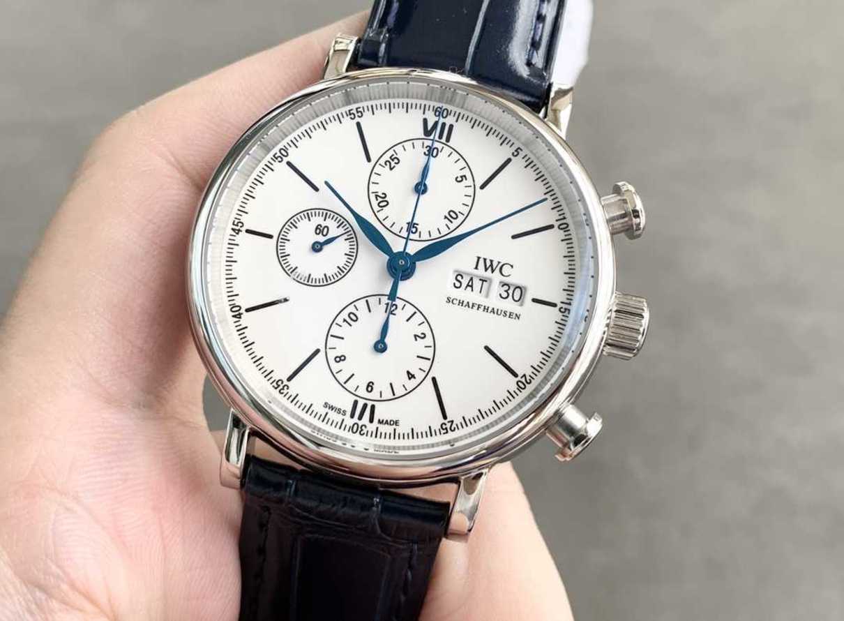 

Waterproof Designer 7750 movement Business New wrist watch I W 42mm*13.5mm mens Classic business montre iced out bezel gift TW Factory watches high quality tank 10F, 16