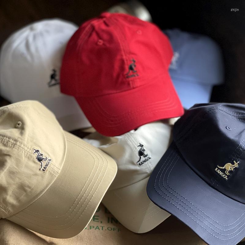 

Ball Caps Kangol Soft Top Baseball Cap European And American Tide Brand Retro Men's Women's Summer Outdoor Sunscreen Sun Hat, White