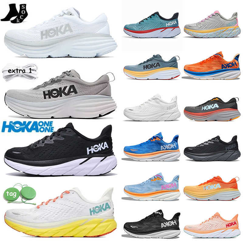 

Hoka Clifton 8 9 Running Shoes Hokas Bondi 8 Womens Mens Outdoor Sports Fashion Carbon x 2 on Cloud Triple Black White Summer Soog Floral Free People Sneakers Trainers, D33 clifton 8 40-45 outer space bellweat