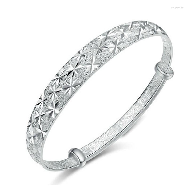 

Bangle 2023 Crystal Bracelet Elegant Women Wedding Jewelry Adjustable