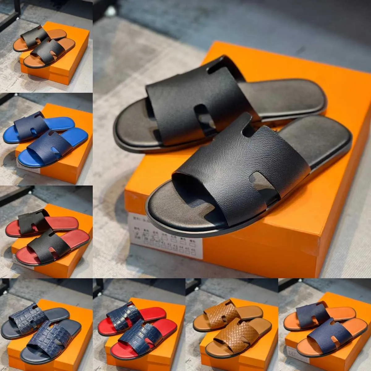 

designer sandals oran Izmir Chypre sandal Luxury leather ladies summer flat shoes fashion beach men slippers letter drag Slides flip flops slipper big size 38-46, 29