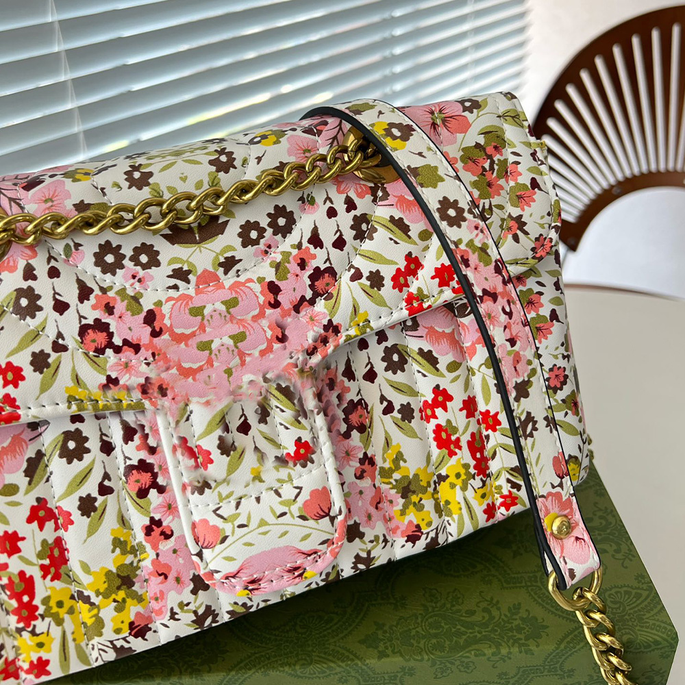 

Top Quality Shoulder bag Diagonal bag messenger bag Classic Chain Vintage Casual Mini Bags Doulbe Letter with Gold Metal Hardware bag, C1