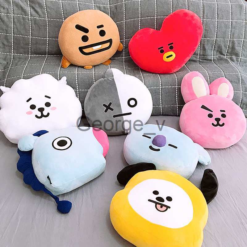 

Stuffed Plush Animals 35Cm Cartoon Plush Toy Kawaii Korea KPop Star Soft Pillow Office Cushion Bann Boy Chimmy Cooky Anime Stuffed Doll Gifts J230628, Tata