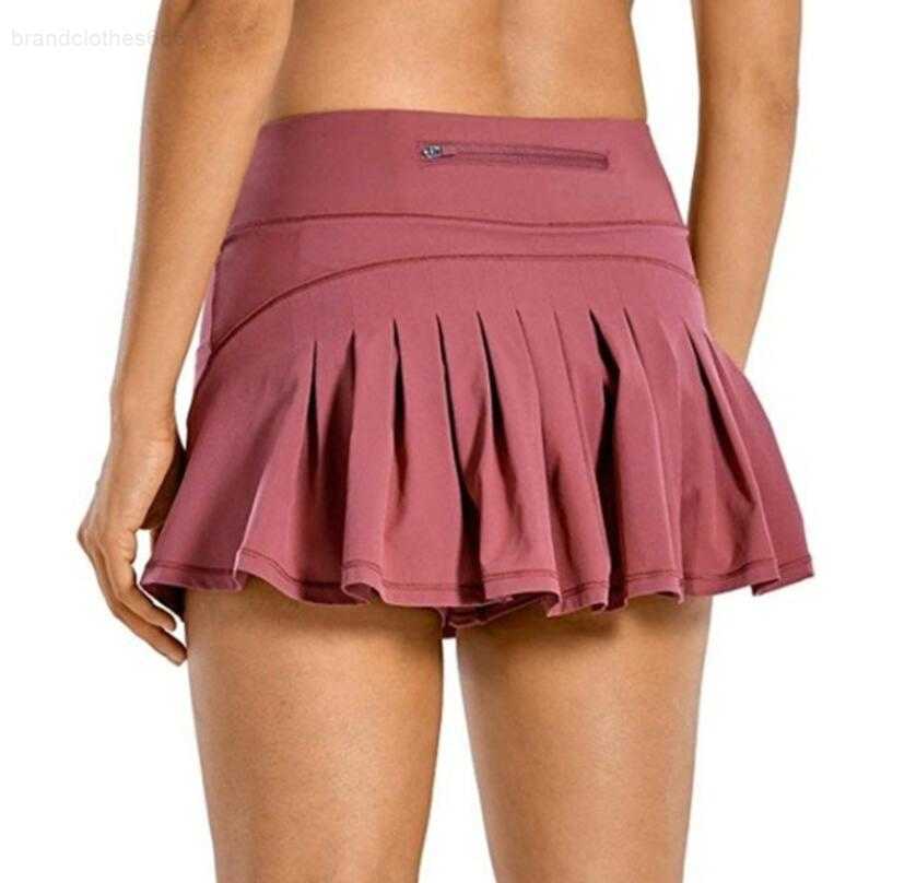 

Professional tennis Short Skirts cycling running Legging yoga Gym Workout Female Sexy High Waist pants Pleated Tennis Skirt Antiglare Dance Fitness Shorts panties, White