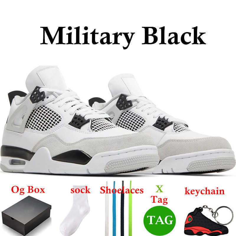 

Box With basketball shoes 4 for men women Infrared j4 Military Black 4s Cat Fired Red Thunder White Cement Pure Money Purple mens trainerELIF, 24
