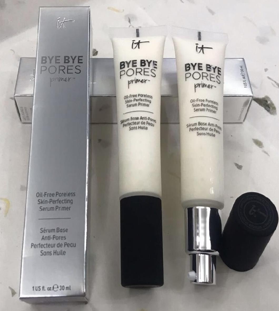

Makeup foundation Maquiagem PORES Primer Oil Poreless skinperfecting Serum primer 30ml DHL 5059327, White