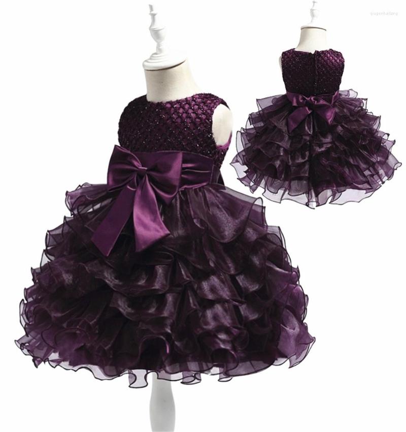 

Girl Dresses 2023 Fashion Children's Clothing Baby Princess Fluffy Dress, Champagne