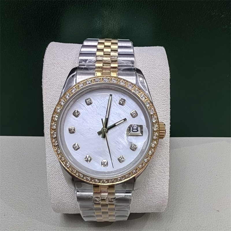 

28/31 moissanite watch fashion designer watch waterproof super luminous sapphire orologi datejust 36/41mm 904L quartz luxury watch exquisite automatic SB007 C23, 9#