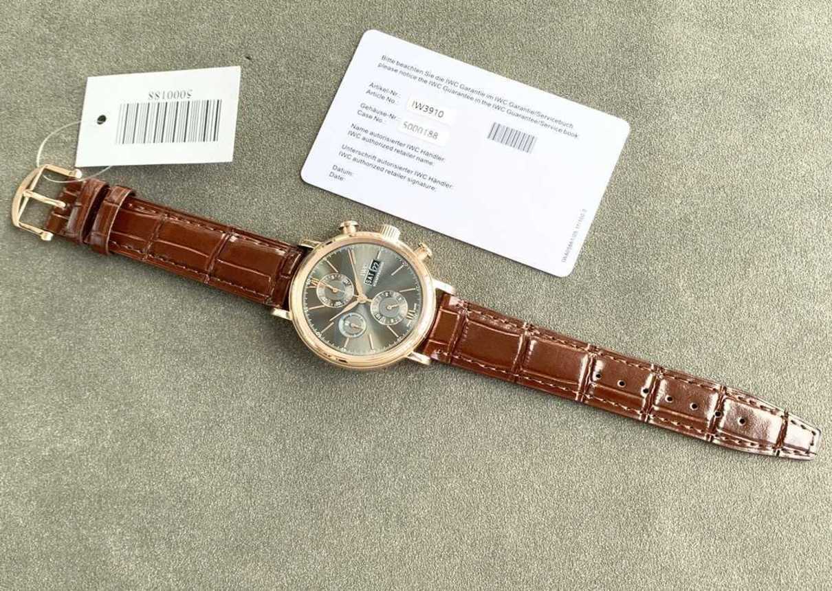 

Waterproof Designer 7750 movement Business New wrist watch I W 42mm*13.5mm mens Classic business montre iced out bezel gift TW Factory watches high quality tank 18A, 20