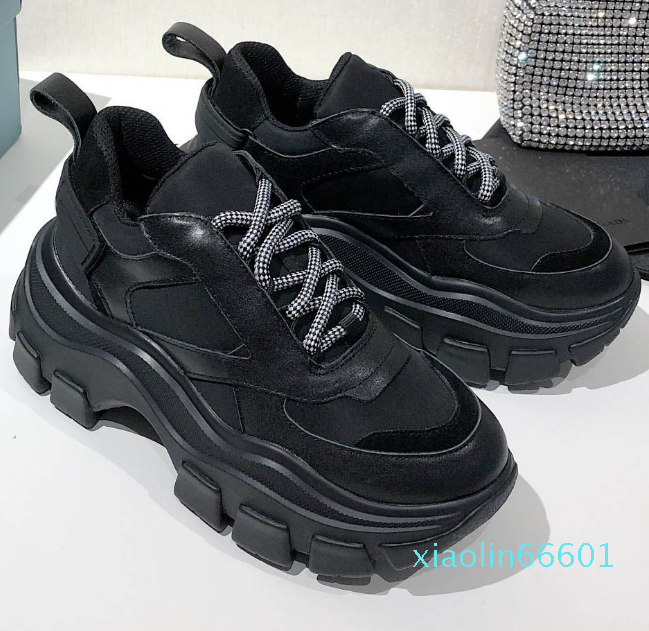 

2023 Fashion causal Shoe Show Style Thick Soled Shoes Womens Mens Top Quality Vintage Luxury, Dark grey