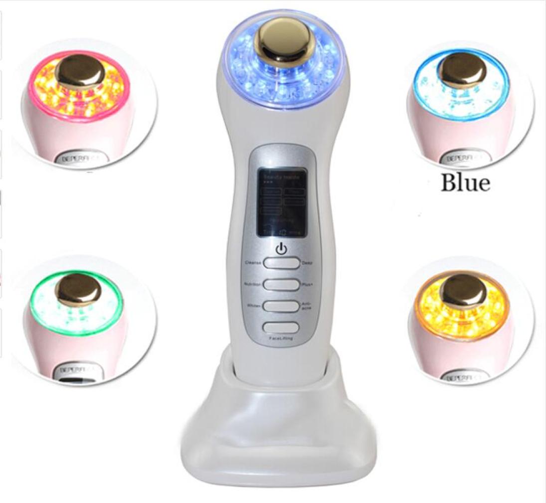 

7 in 1 Skin SPA Deep Pore Clean Pigment Wrinkle Removal Face Lift Skin Tightening Ultrasonic Galvanic Pon Ion Beauty Tool4016588