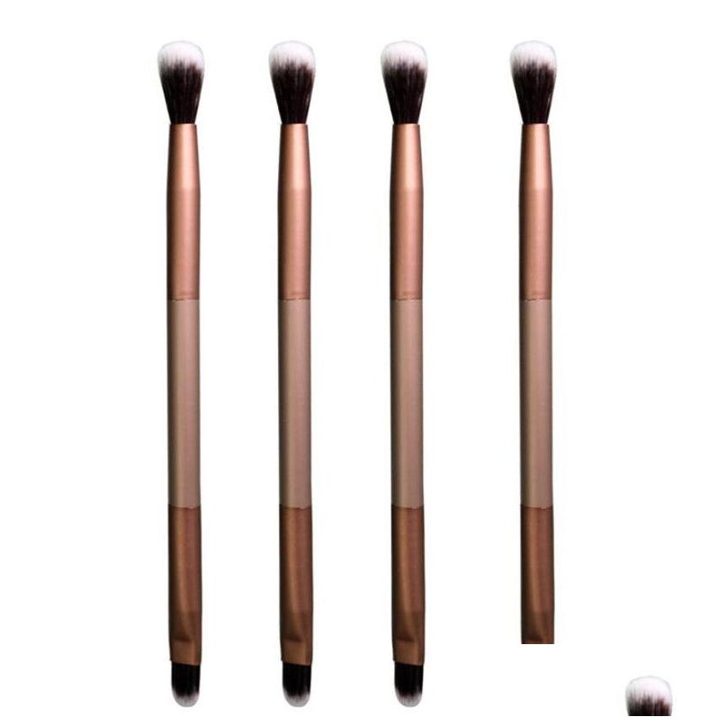 

Makeup Brushes Eyelashes Brush Elegant Bleached Mental Eye Shadow Professional Styling Tools Double Head Drop Delivery Health Beauty Dhpgc