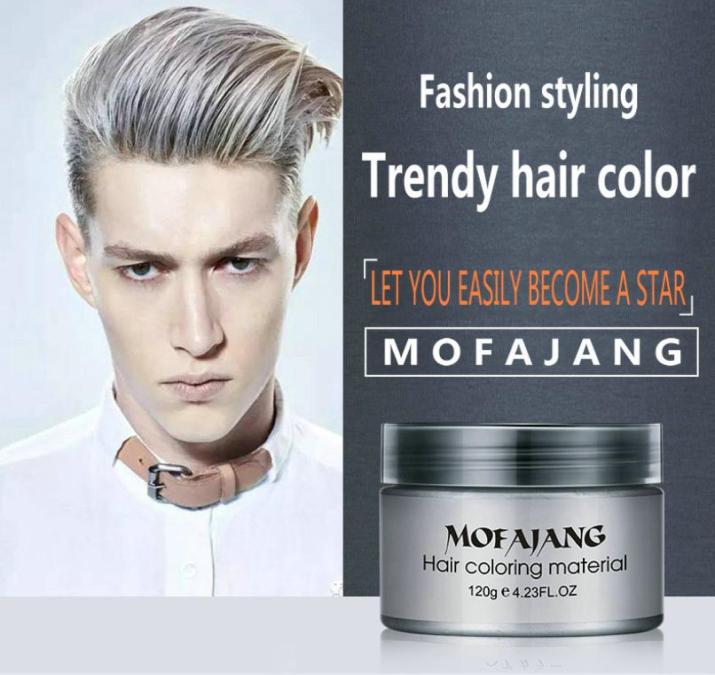 

Granny gray hair mud color hair wax factory direct s 9 color hair products spot whole7608274