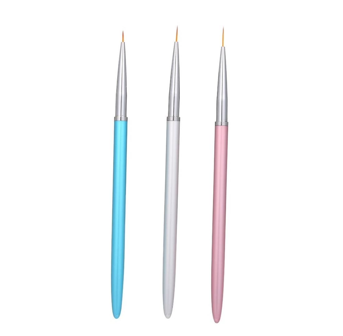 

3PCs Nail Art Design Set Nails Art Liner Brushes Dotting Painting Drawing Brush7814138