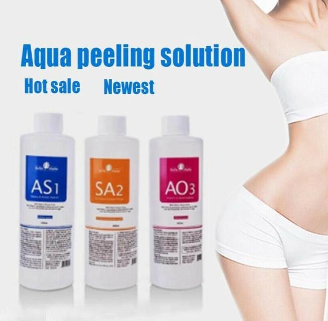 

Aqua Peeling Solution AS1 SA2 AO3 Bottles400ml Per Bottle Aqua Facial Serum Hydra Facial Dermabrasion For Normal Skin Microdermab8853294