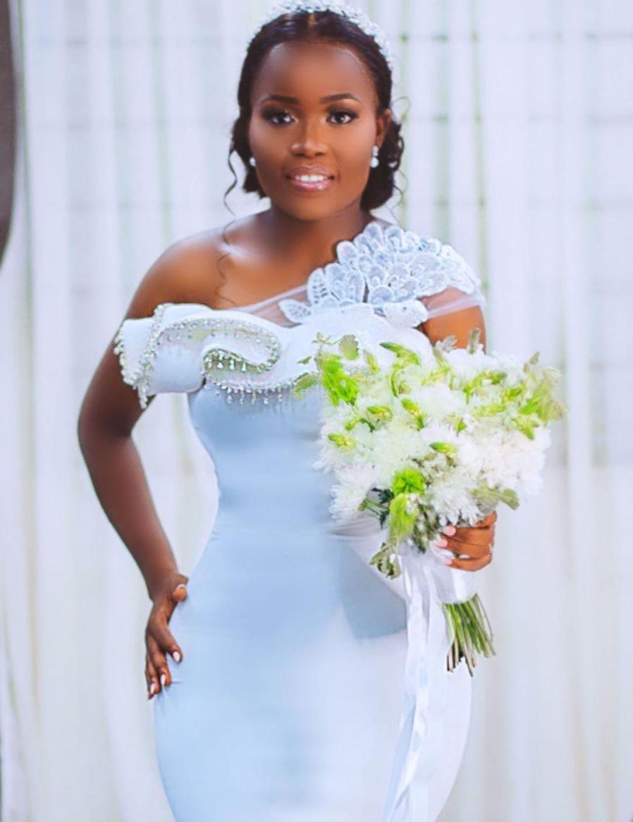 

2021 Plus Size Arabic Aso Ebi Crystals Lace Mermaid Wedding Dresses One Shoulder Bridal Dresses Cheap Wedding Gowns robe de mariee9794301, Same as image