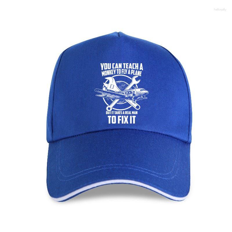 

Ball Caps 2023 Men Fashion Brand Fitness Slim Fit Airplane Mechanic Baseball Cap - Real Man Fix Plane Printer, P-black