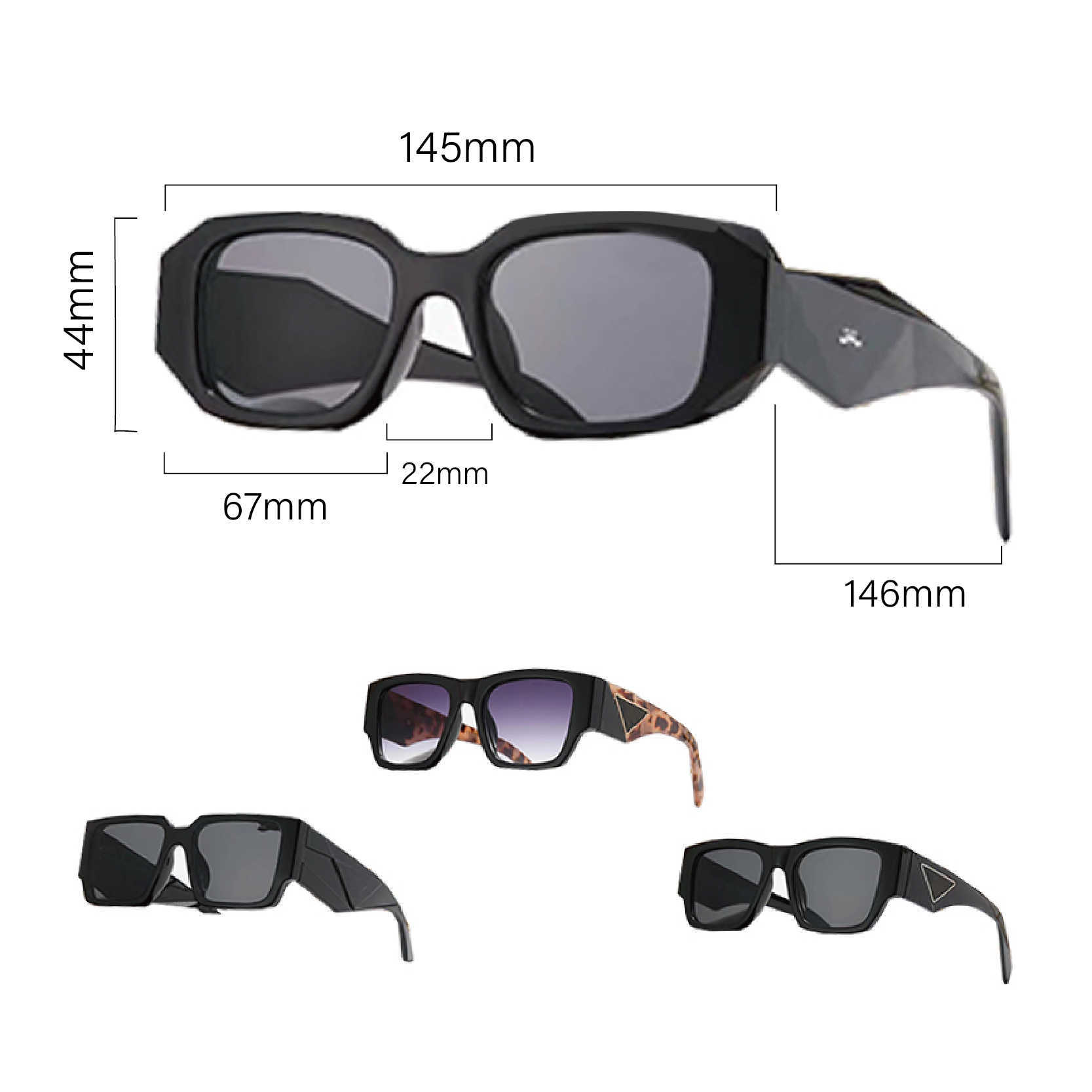 

Man P Glasses sunglasses for women Fashion Frameless Rectangle Coating Buffalo Horn Sunglass UV400 Evidence Eyeglass Wooden Mens Eyewear Eyelgasses