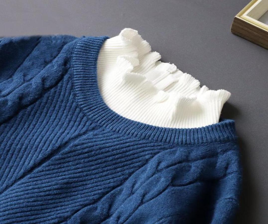 

Bow Ties Sitonjwly Standup Turtleneck Fake Collar For Women039s Shirt Veststyle Halfhigh False Ladies Sweater Detachable3431248