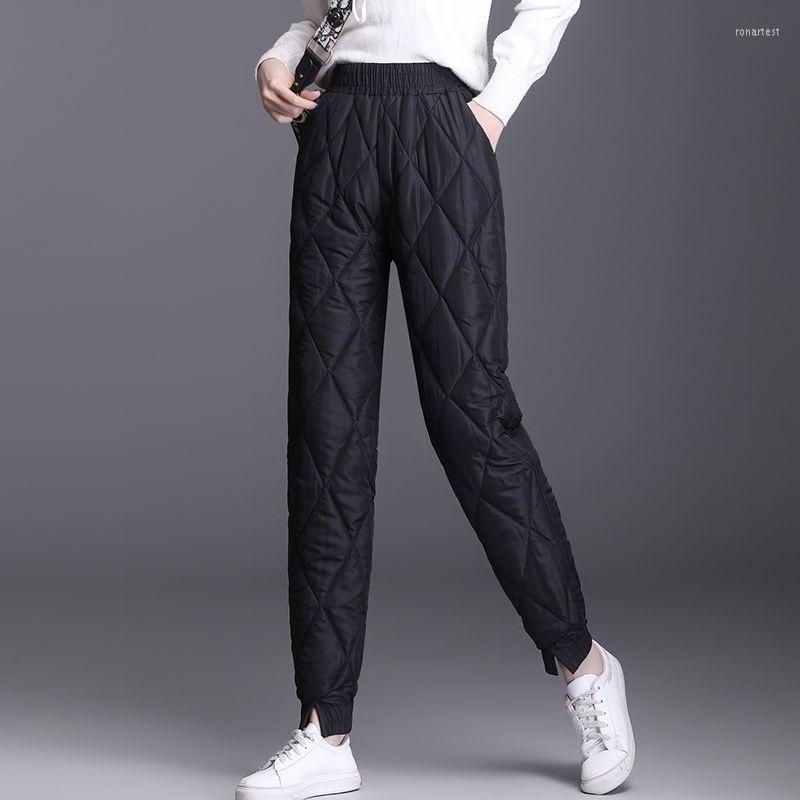 

Women's Pants Women Winter Thicken Cotton-padded Casual Black Warm Harem Autumn Female Trousers Sweatpants