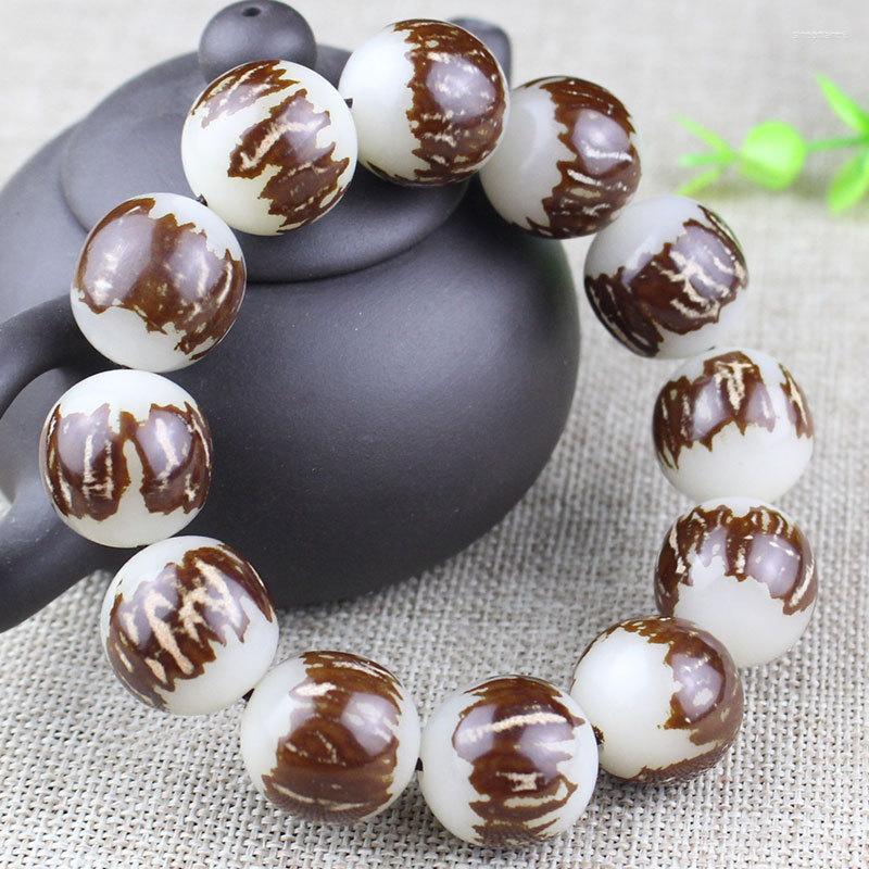 

Strand Double Side Lotus Flower Bodhi Prayer Beads Bracelets For Women Men Bracelet Jewelry Gifts Vintage Style 032