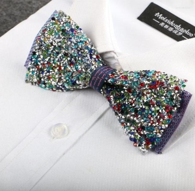 

Bow Ties Fashion Adult Bowtie Men Wedding 2022 Pajaritas British Diamond Knot And Tie Party Groom Groomsmen Cravate Pour HommeBow 7732507