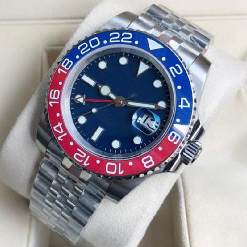 

3186 Top Model Real Adjustable Oneself Master GMT Watches Uhr Ceramic Bezel Mens Mechanical Automatic Movement Watch Men Oyster Jubilee Band Date Wristwatches R03, Not watch only make 50m waterproof