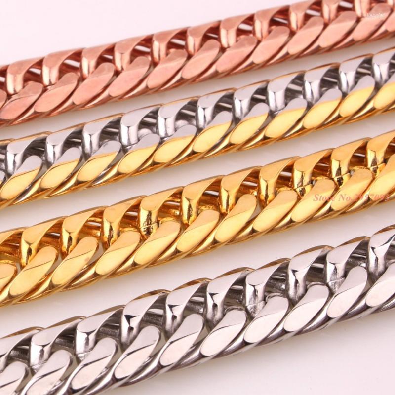 

Chains 7"-40" 13mm Fashion Mens Stainless Steel Necklaces Jewellery Hip Hop Rock Gift Accessories Wholesale